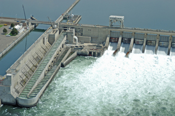 McNary Dam - a fish ladder I 450